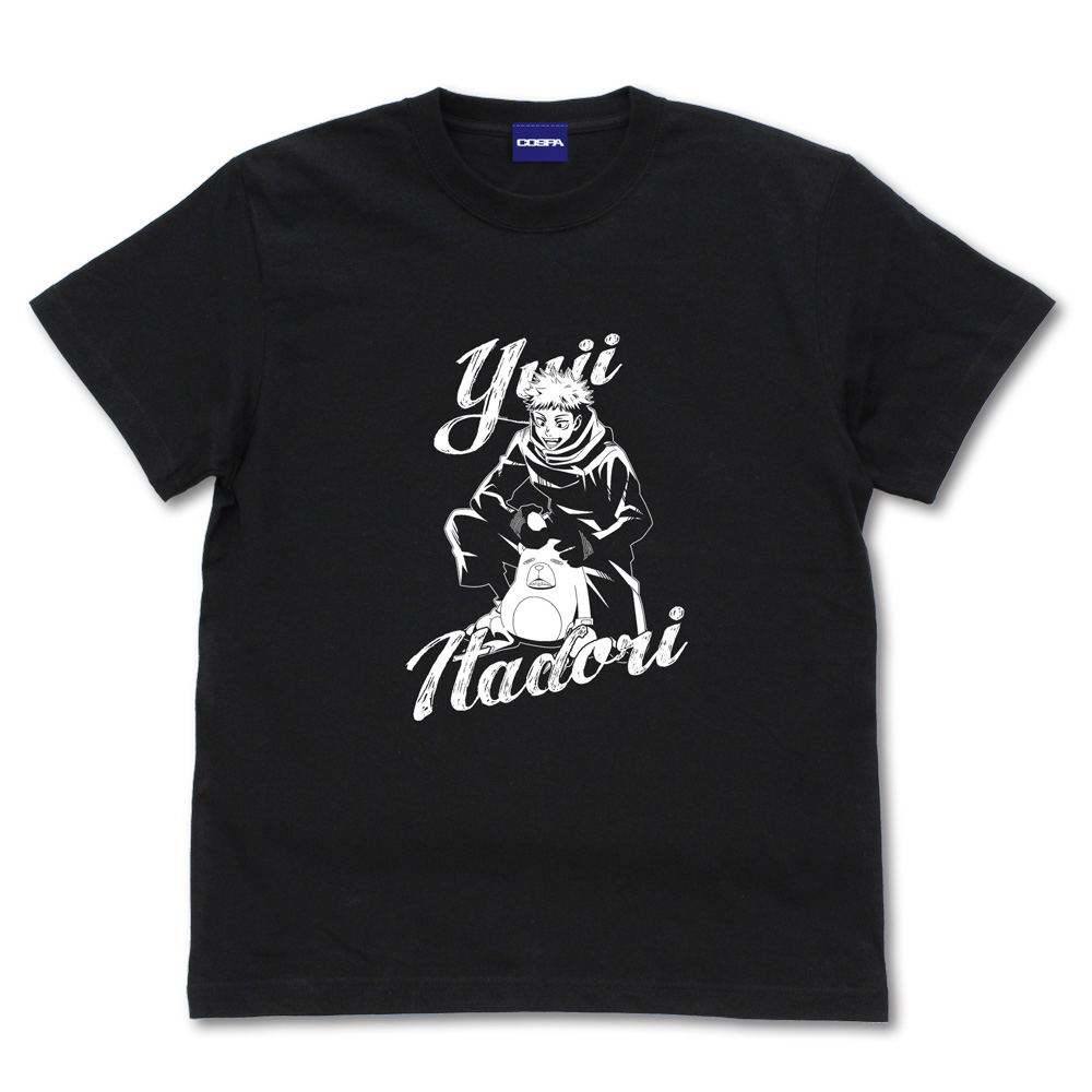 Jujutsu Kaisen New Illustration - Snow Fes Version Yuji Itadori T-shirt Black (S Size)