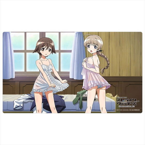 501st Joint Fighter Wing - Strike Witches: Road to Berlin Rubber Mat Yoshika Miyafuji and Lynette Bishop image 1