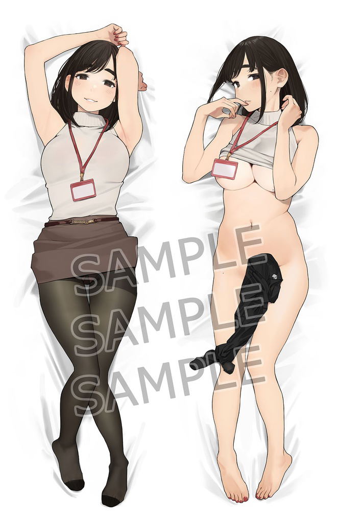 Ganbare Doukichan - Kouhai-chan Yom Original Illustration Dakimakura Cover image 1