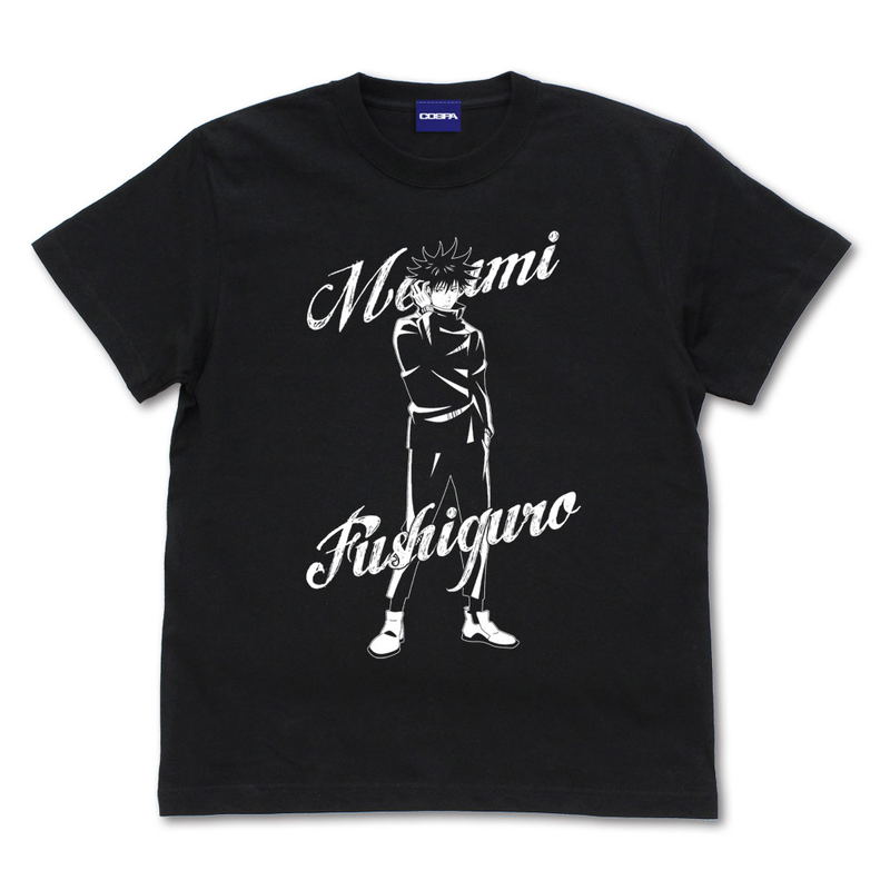 Jujutsu Kaisen New Illustration - Snow Fes Version Megumi Fushiguro T-shirt Black (L Size) image 1
