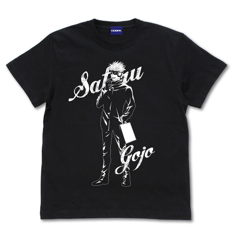 Jujutsu Kaisen New Illustration - Snow Fes Version Satoru Gojo T-shirt Black (XL Size) image 1