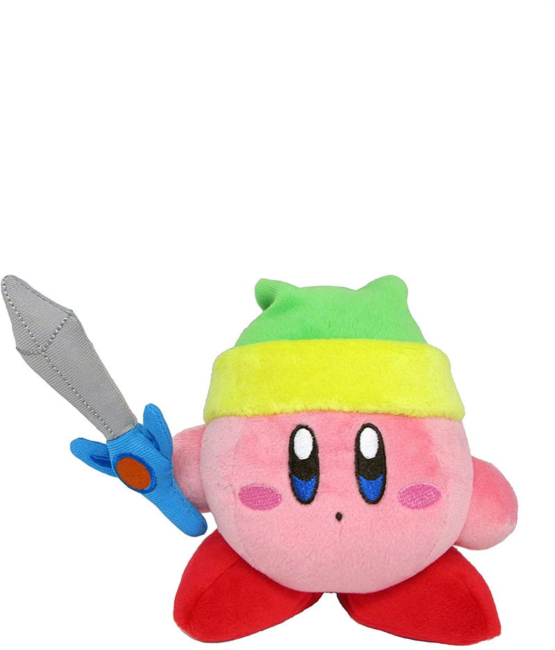 Kirby's Dream Land All Star Collection Plush KP09: Sword Kirby (S Size) (Re-run) image 1