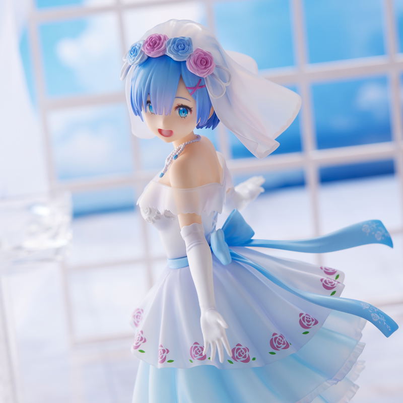 Re:Zero Starting Life in Another World Pre-Painted Figure: Rem Wedding Ver. image 11