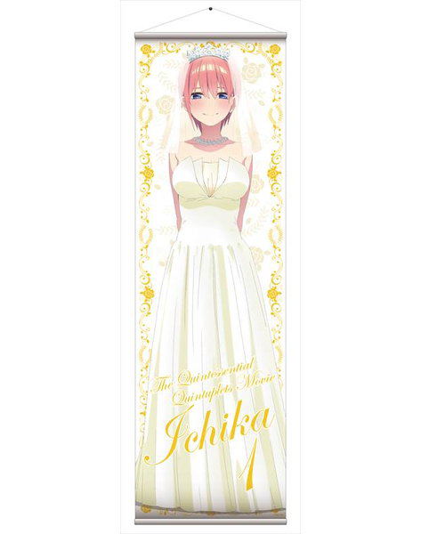 The Quintessential Quintuplets Movie Big Wall Scroll: Ichika Wedding Dress image 1