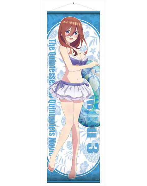 The Quintessential Quintuplets Movie Big Wall Scroll Miku Swimsuit