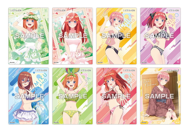 The Quintessential Quintuplets Movie Clear Card Collection 2 (Set of 16 Packs) image 2