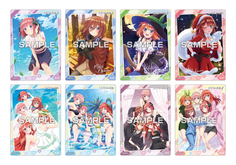 The Quintessential Quintuplets Movie Clear Card Collection 2 (Set of 16 Packs) image 3