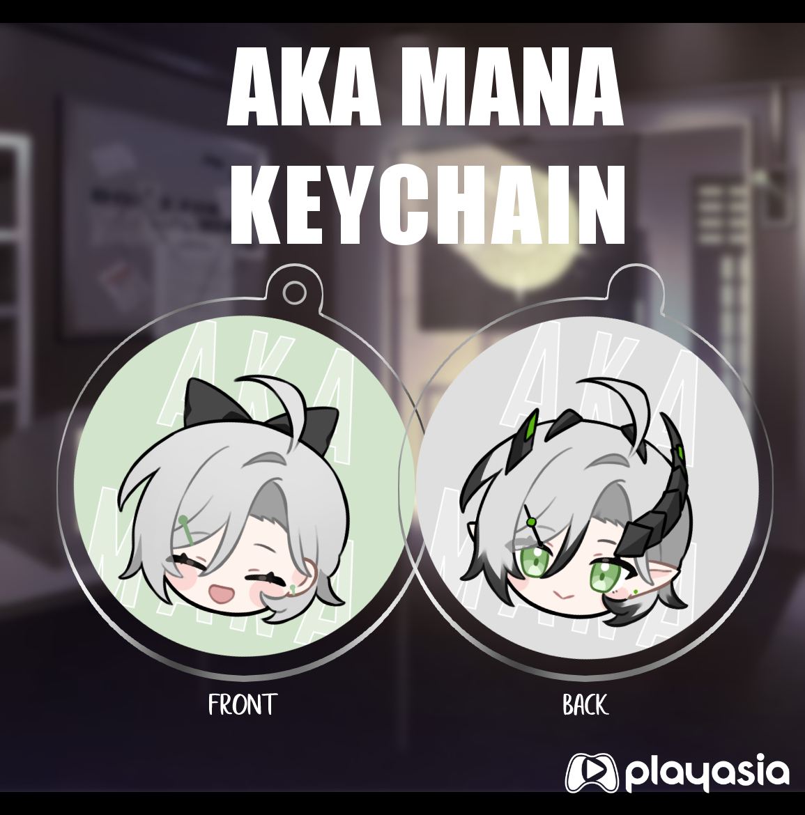 Aka Mana Double Sided Acrylic Keychain Playasia