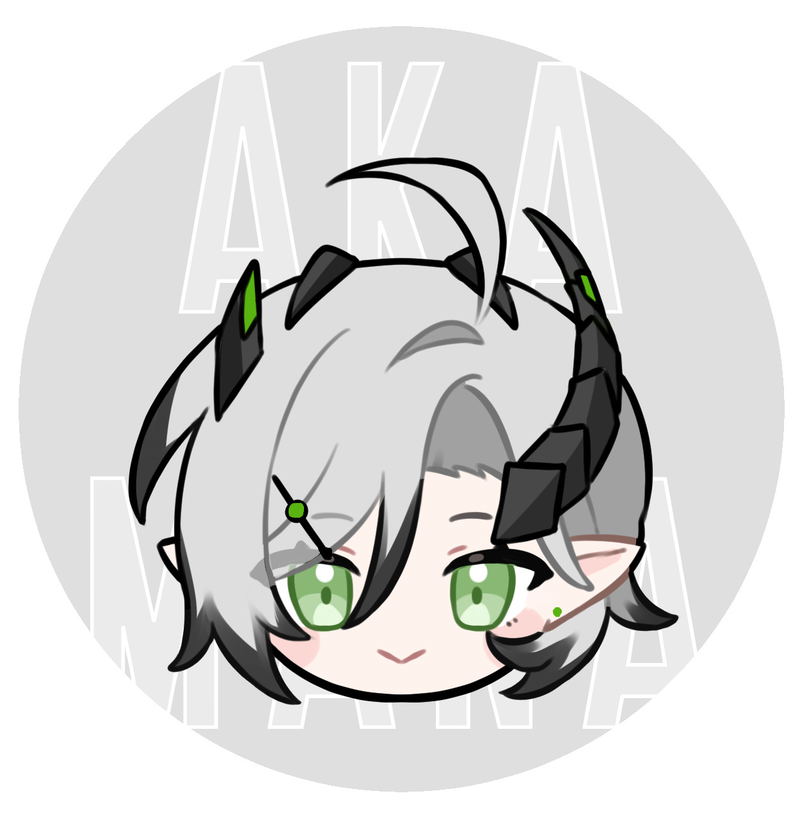Aka Mana Double Sided Acrylic Keychain image 3