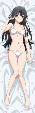 My Teen Romantic Comedy SNAFU Climax! Original Illustration Premium Dakimakura Cover: Yukino (School Uniform & White Bikini) thumbnail 2