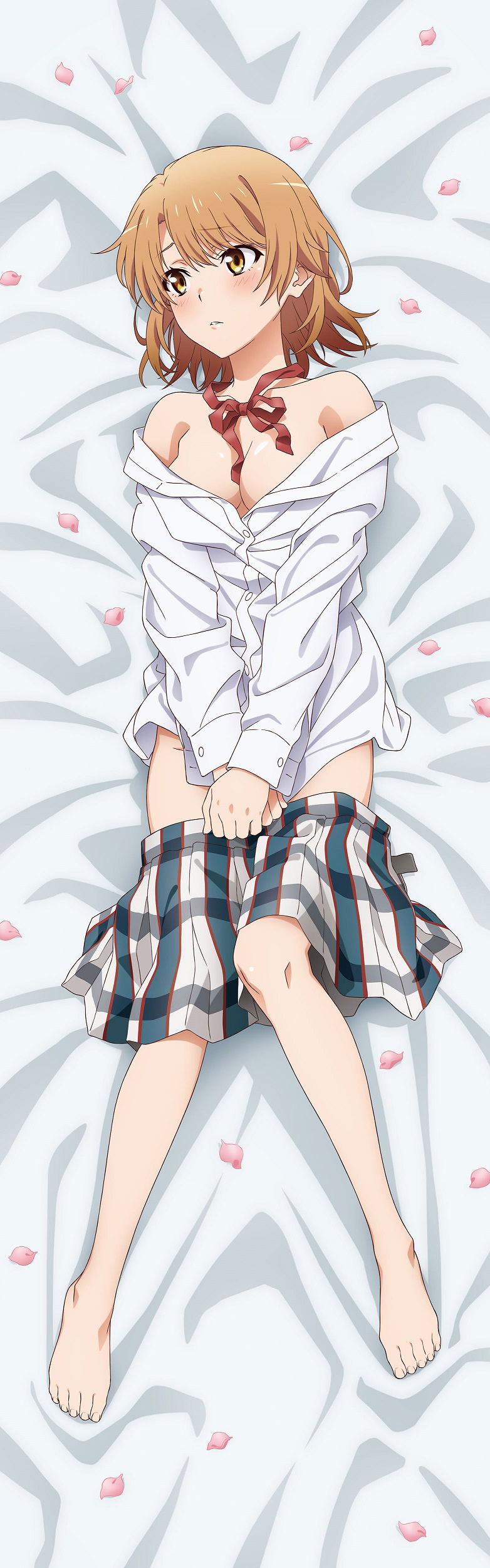 My Teen Romantic Comedy SNAFU Climax! Original Illustration Premium Dakimakura Cover: Iroha (School Uniform & White Bikini) image 1