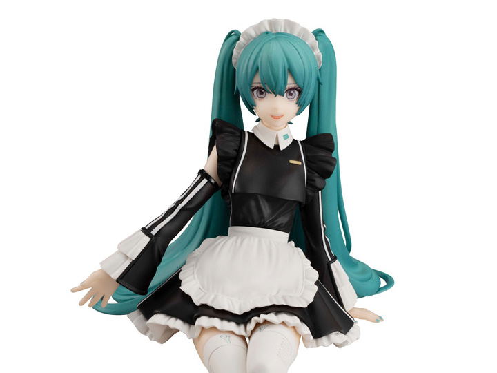 Vocaloid Hatsune Miku Noodle Stopper Figure: Hatsune Miku Sporty Maid Ver. image 2