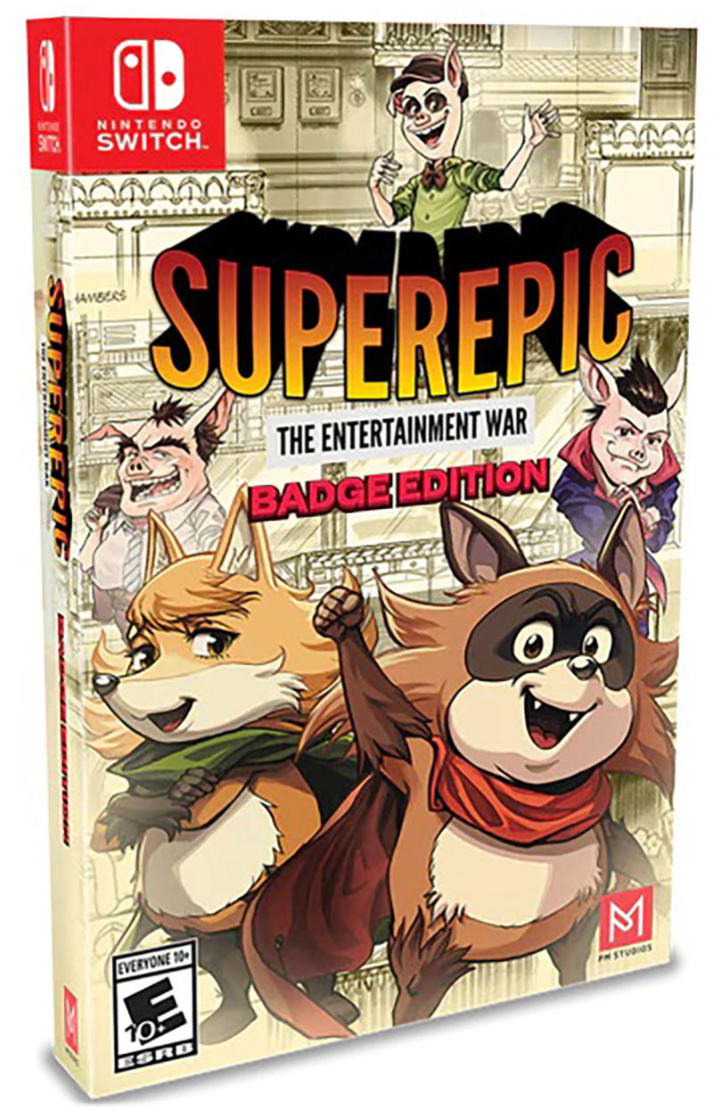 SuperEpic: The Entertainment War [Badge Edition] — Import Game Deal