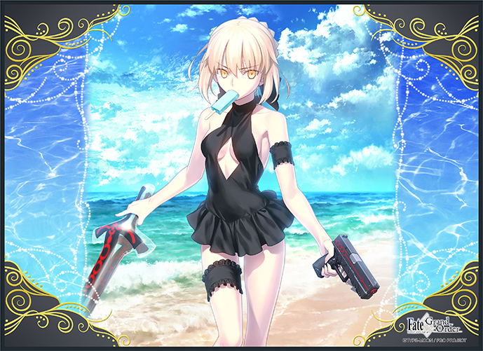 Fate Grand Order TCG Universal Play Mat: Altria Pendragon (Rider Alter) image 1