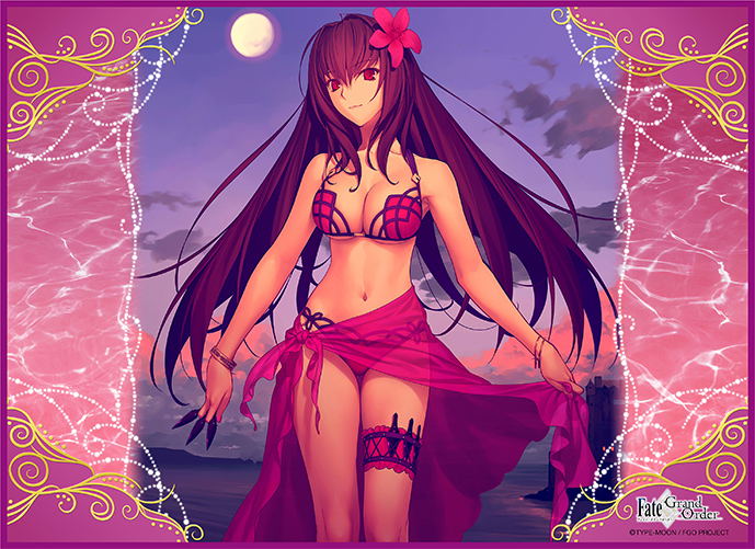 Fate Grand Order TCG Universal Play Mat: Scathach (Assassin) image 1