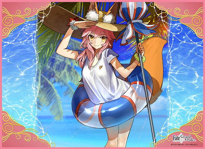 Fate Grand Order TCG Universal Play Mat: Tamamo No Mae (Lancer) image 1