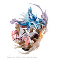 G.E.M. EX Series Pokemon Pre-Painted Figure: Dialga & Palkia thumbnail 2