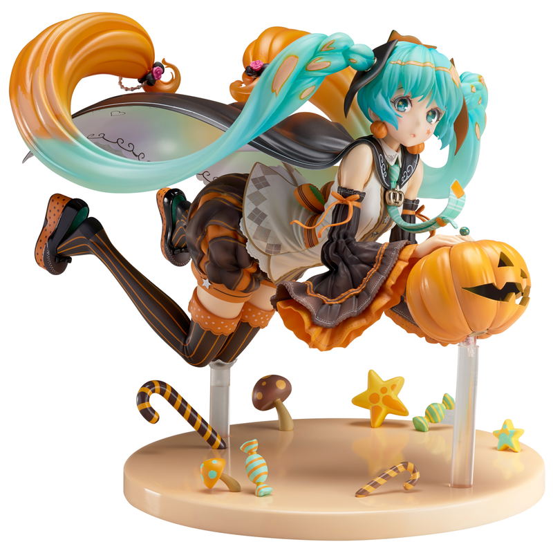 Hidari Illustration Pre-Painted Figure: Vocaloid Hatsune Miku Trick or Miku (Re-run) image 1