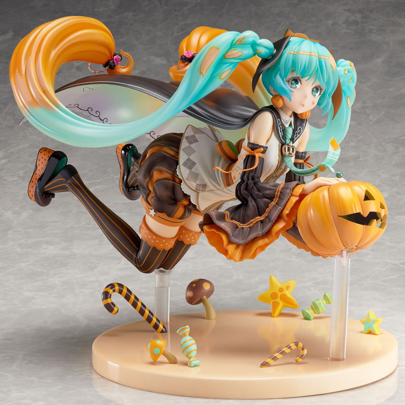 Hidari Illustration Pre-Painted Figure: Vocaloid Hatsune Miku Trick or Miku (Re-run) image 2