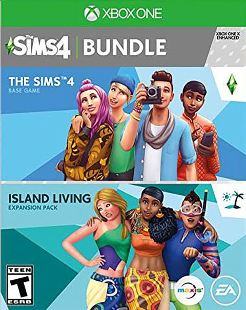 The Sims 4 Plus Island Living Bundle for Xbox One