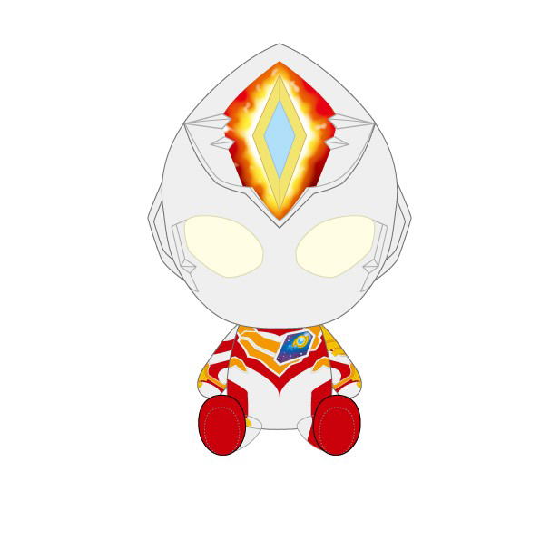 Ultraman Decker Ultra Hero Plush: Ultraman Decker Strong Type image 1