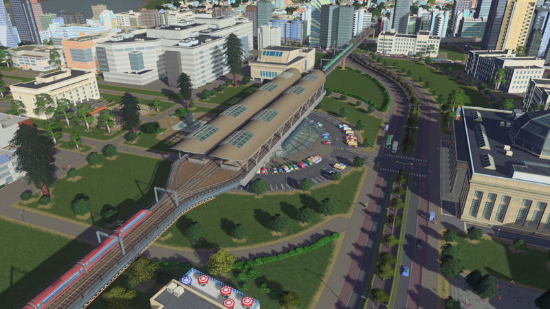 Cities: Skylines - Content Creator Pack: Train Stations (DLC) <span class="ext" style="background-color: #B0000F; color: #FFFFFF;">DLC</span> <span class="ext" style="background-color: #2a475e; color: #FFFFFF;">STEAM</span> <span class="ext ext_digital">digital</span> image 7