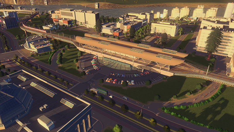 Cities: Skylines - Content Creator Pack: Train Stations (DLC) <span class="ext" style="background-color: #B0000F; color: #FFFFFF;">DLC</span> <span class="ext" style="background-color: #2a475e; color: #FFFFFF;">STEAM</span> <span class="ext ext_digital">digital</span> image 9