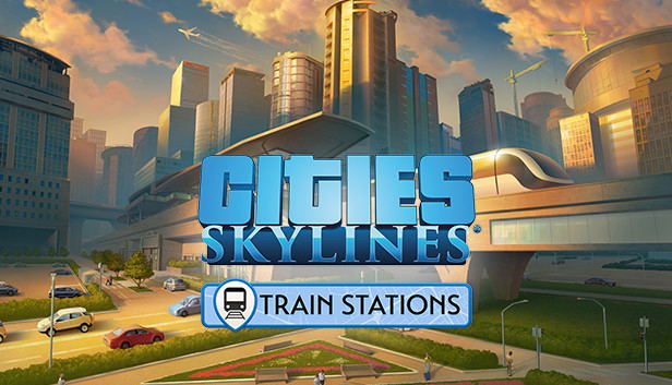 Cities: Skylines - Content Creator Pack: Train Stations (DLC) <span class="ext" style="background-color: #B0000F; color: #FFFFFF;">DLC</span> <span class="ext" style="background-color: #2a475e; color: #FFFFFF;">STEAM</span> <span class="ext ext_digital">digital</span> image 1