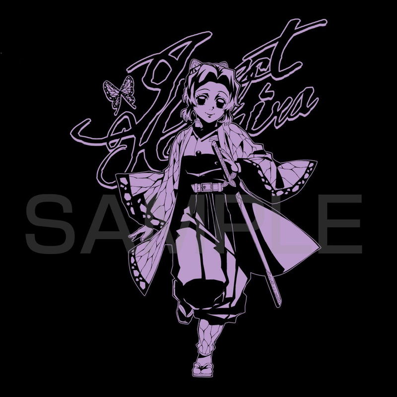 Demon Slayer: Kimetsu no Yaiba Shinobu Kocho Thin Dry Hoodie Black (L Size) image 3