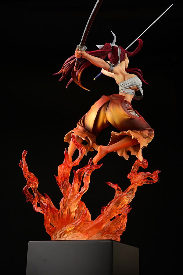 Fairy Tail 1/6 Scale Pre-Painted Figure: Erza Scarlet Samurai -Kouen Banjou- Ver. Crimson image 10
