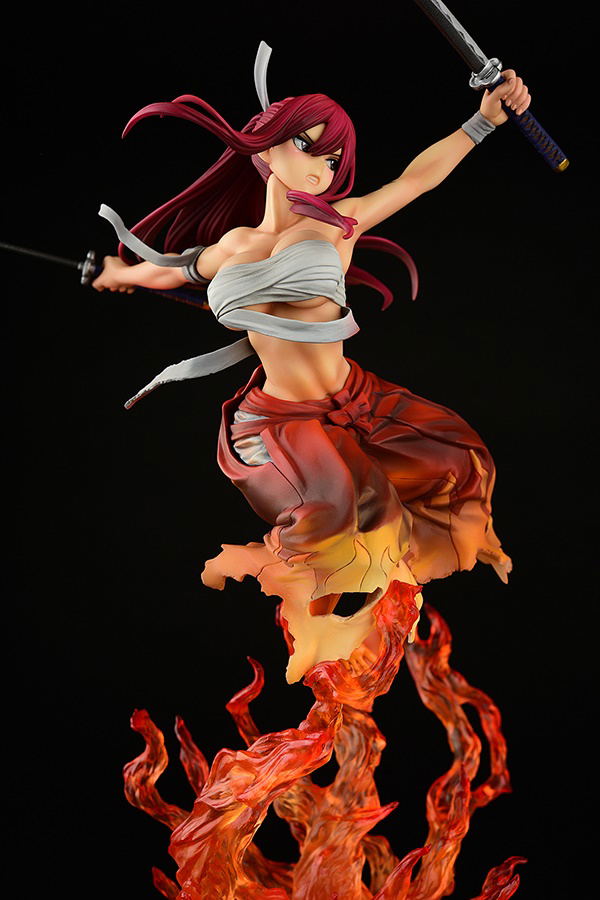 Fairy Tail 1/6 Scale Pre-Painted Figure: Erza Scarlet Samurai -Kouen Banjou- Ver. Crimson image 13