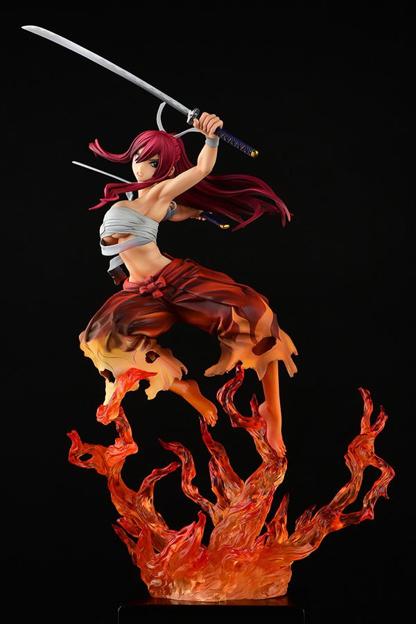 Fairy Tail 1/6 Scale Pre-Painted Figure: Erza Scarlet Samurai -Kouen Banjou- Ver. Crimson image 2
