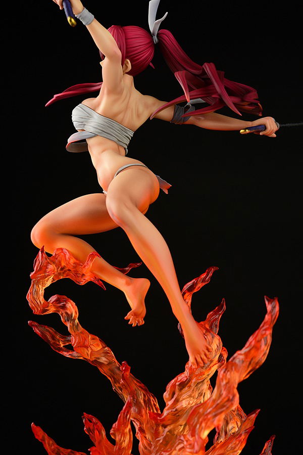 Fairy Tail 1/6 Scale Pre-Painted Figure: Erza Scarlet Samurai -Kouen Banjou- Ver. Crimson image 21