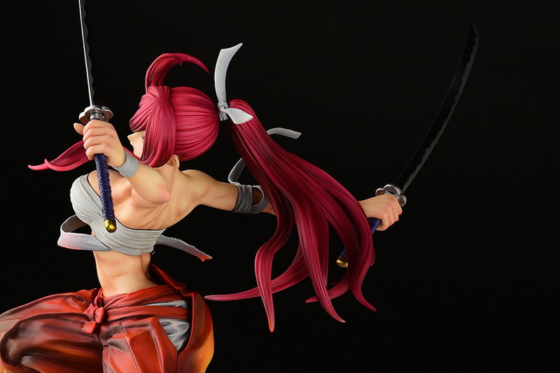 Fairy Tail 1/6 Scale Pre-Painted Figure: Erza Scarlet Samurai -Kouen Banjou- Ver. Crimson image 5