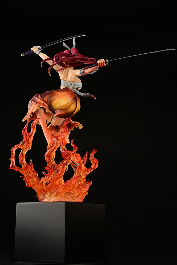 Fairy Tail 1/6 Scale Pre-Painted Figure: Erza Scarlet Samurai -Kouen Banjou- Ver. Crimson image 8