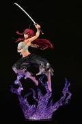 Fairy Tail 1/6 Scale Pre-Painted Figure: Erza Scarlet Samurai -Kouen Banjou- Ver. Jet Black thumbnail 2