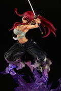Fairy Tail 1/6 Scale Pre-Painted Figure: Erza Scarlet Samurai -Kouen Banjou- Ver. Jet Black thumbnail 3