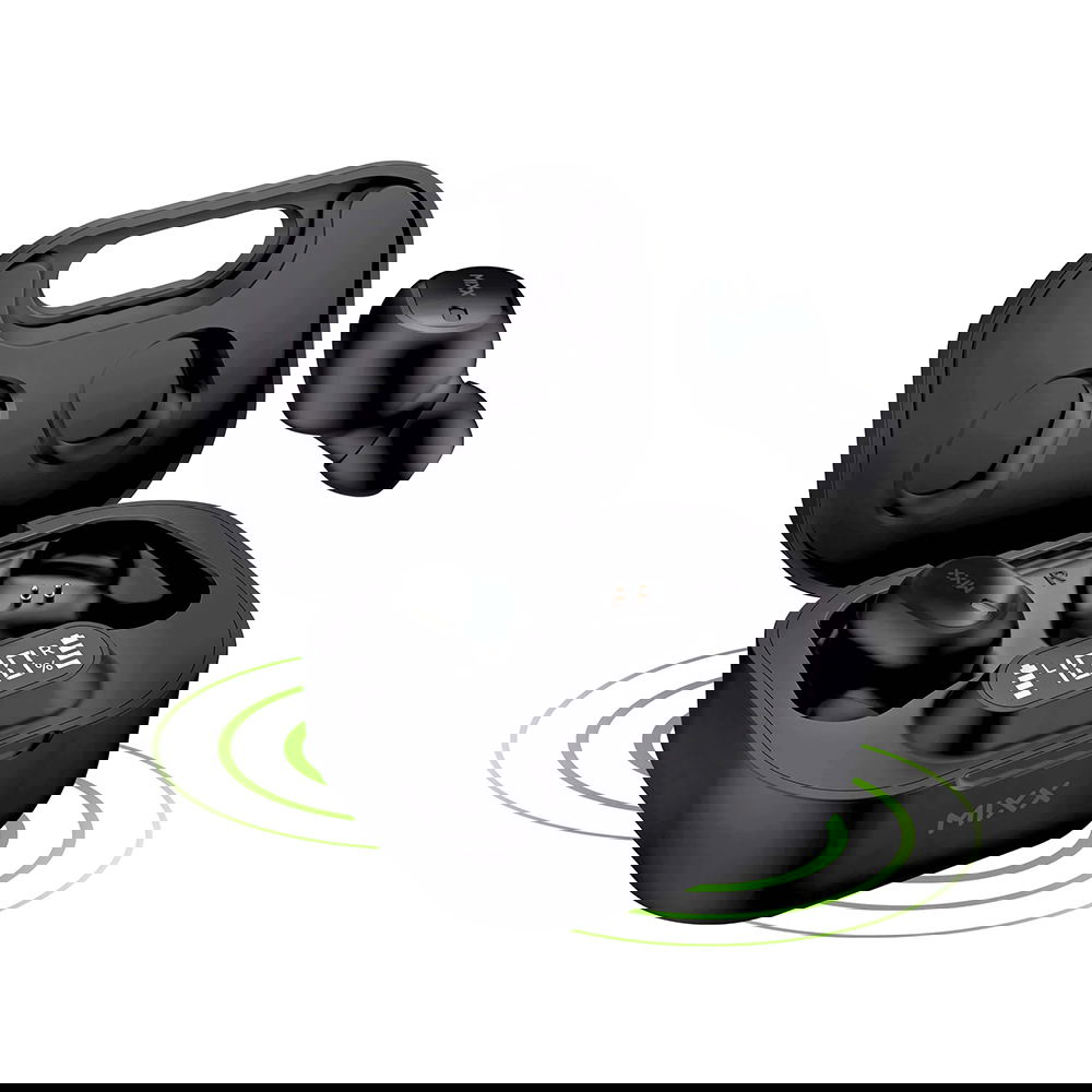 Mixx Streambuds Dots Charge Wireless Earbuds (Black)