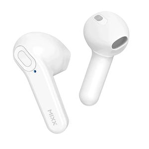 Mixx Streambuds Hybrid Charge Wireless Earbuds (White)_