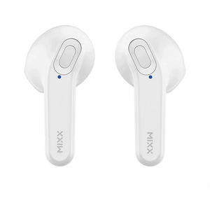 Mixx Streambuds Hybrid Charge Wireless Earbuds (White)_