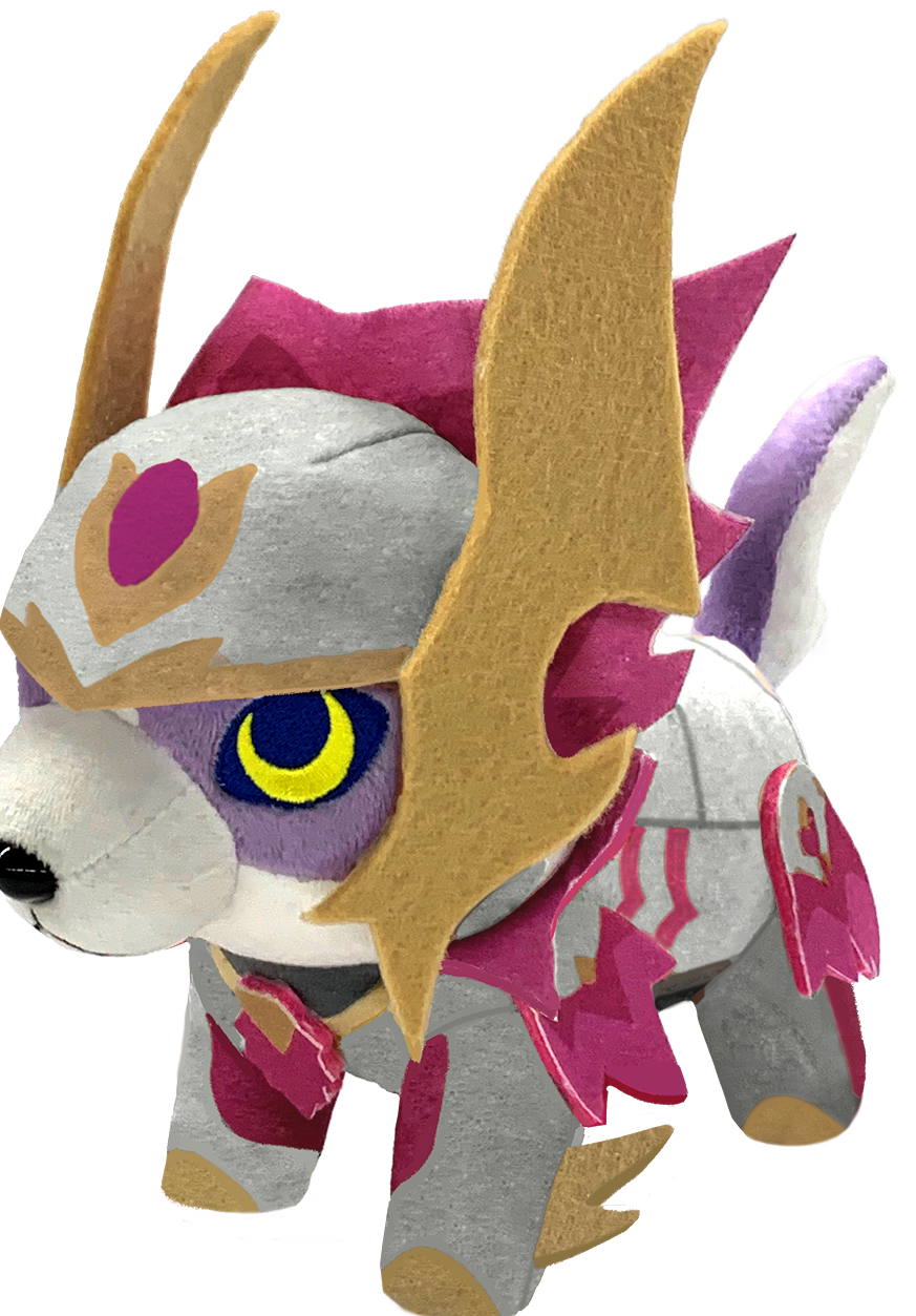 monster hunter rise deformed plush palamute