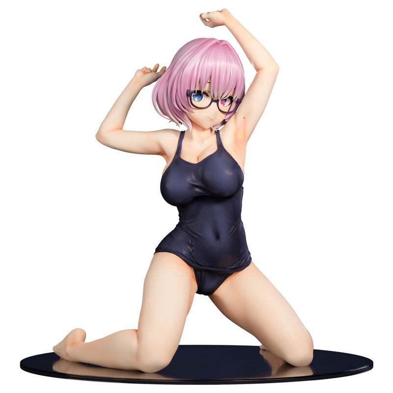 Original Character 1/4 Scale Pre-Painted Figure: Ruby School Swimwear Ver. Pursuit Eye Type image 1