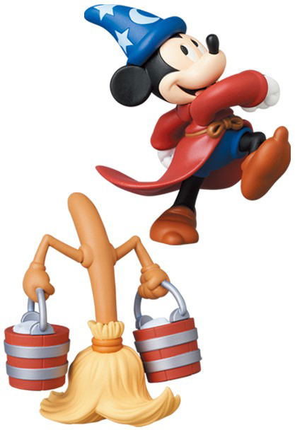 Ultra Detail Figure Disney Series 10 Fantasia: Mickey Mouse & Broom image 1