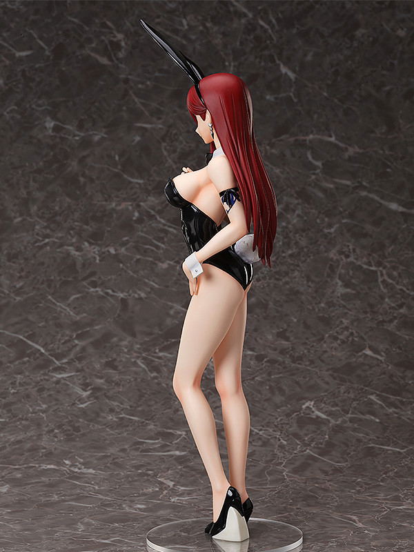 Fairy Tail 1/4 Scale Pre-Painted Figure: Erza Scarlet Bare Leg Bunny Ver. [GSC Online Shop Exclusive Ver.] image 4