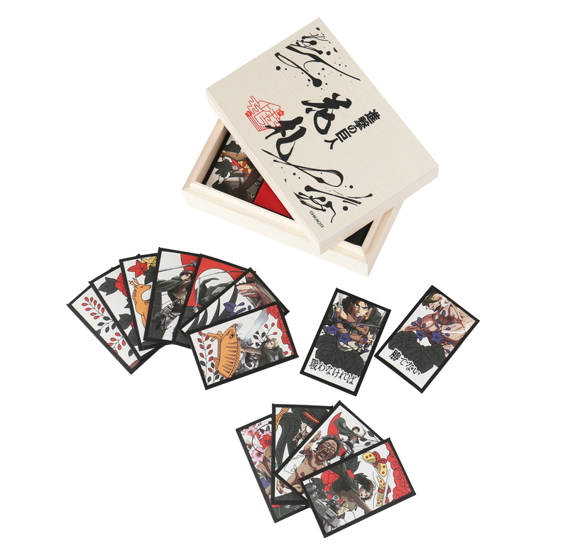 Attack on Titan Character-Traditional Toy: Original Hanafuda (Wooden Box Ver.) image 1