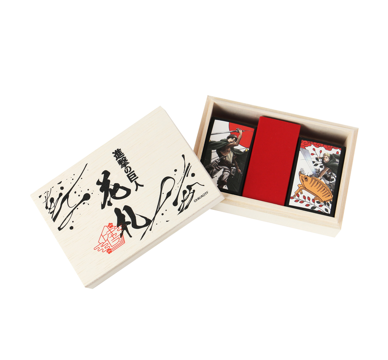 Attack on Titan Character-Traditional Toy: Original Hanafuda (Wooden Box Ver.) image 2