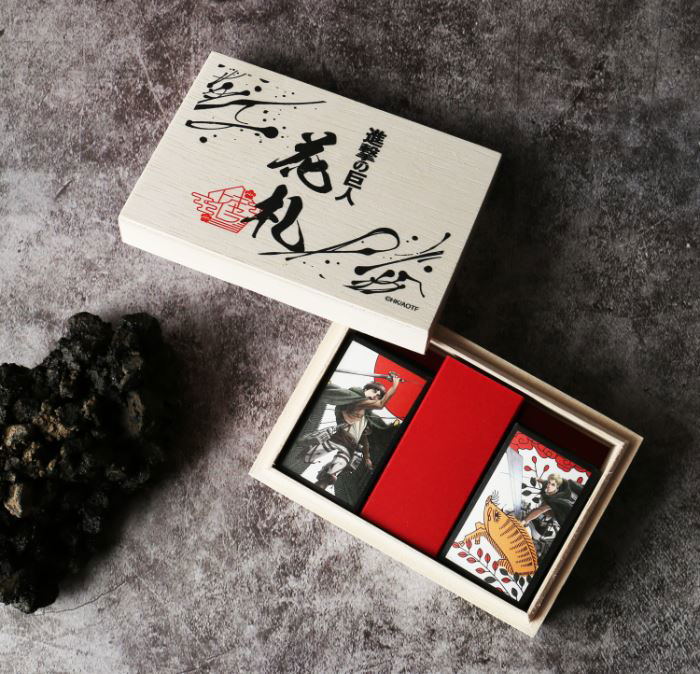 Attack on Titan Character-Traditional Toy: Original Hanafuda (Wooden Box Ver.) image 3