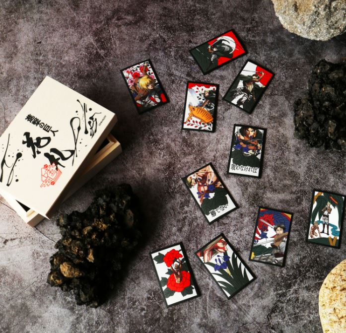 Attack on Titan Character-Traditional Toy: Original Hanafuda (Wooden Box Ver.) image 4