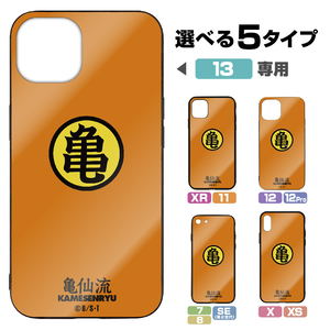 Dragon Ball - Kame Sen Ryu Tempered Glass iPhone Case 13_