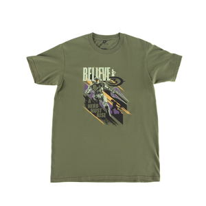 Fanthful Halo Series 20th Anniversary T-shirt Army Green (M Size)_